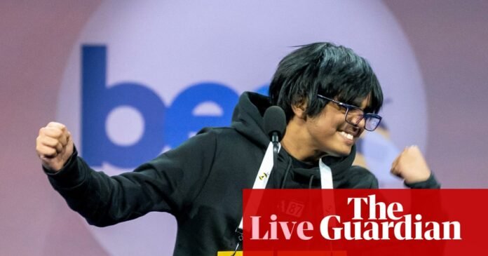 Spelling Bee championship finals: nine finalists compete for orthographic glory – live