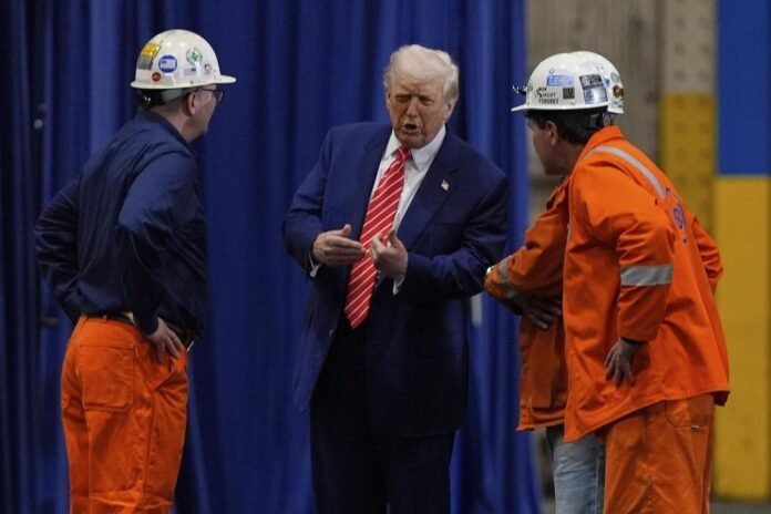 Trump announces he's doubling tariffs on steel imports to 50%