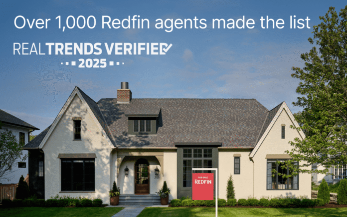 1,000+ Redfin Agents and Teams Named Top Real Estate Professionals by RealTrends Verified