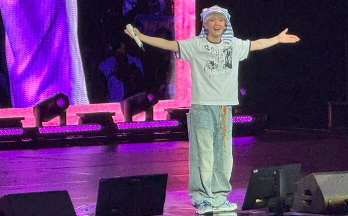 Eight years after performing at Prudential Center as Exo member, Baekhyun returns as solo artist