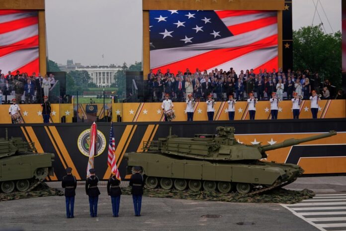 Military Parade In D.C. Marks Trump's 79th Birthday