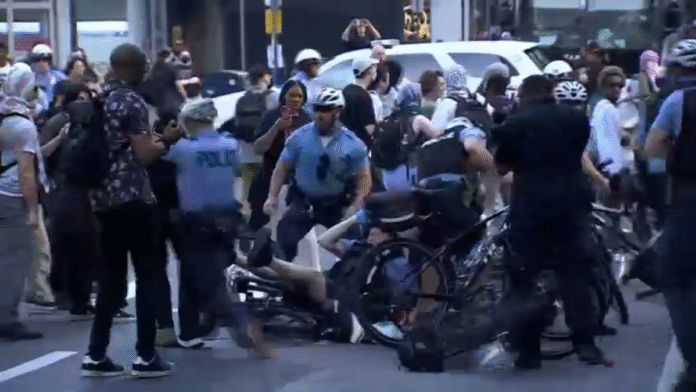 Over a dozen arrested in Center City anti-ICE protest – NBC10 Philadelphia