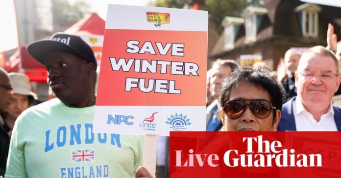 Winter fuel payments U-turn likely to lead to higher taxes or other welfare cuts, says IFS director – UK politics live | Politics