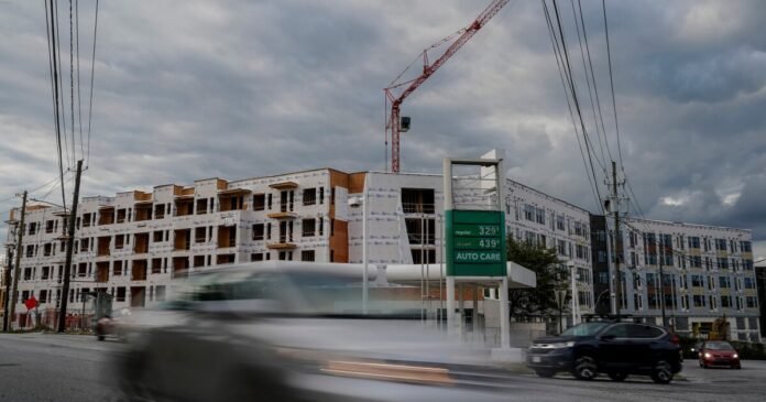 Housing starts rebounded in June on apartment construction