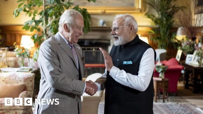 Modi meets King after agreement signed