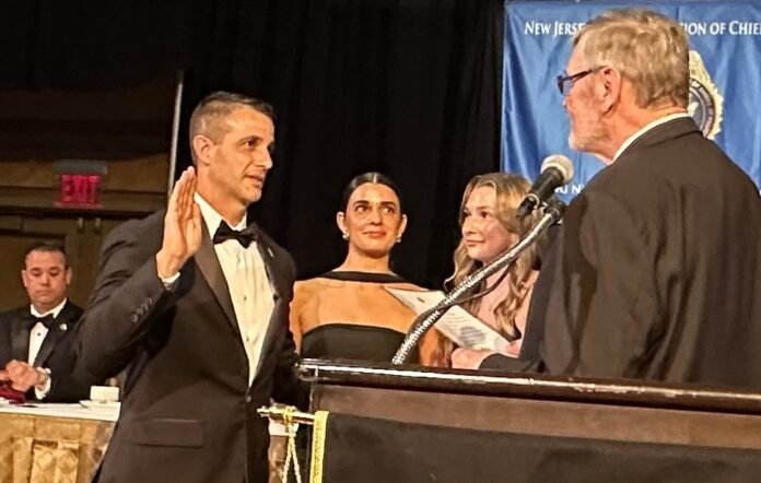 Montville Police Chief is Sworn in as President of the New Jersey State Association of Chiefs of Police