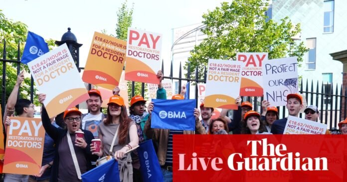 Resident doctors begin five days of strikes in England over pay – UK politics live | Politics