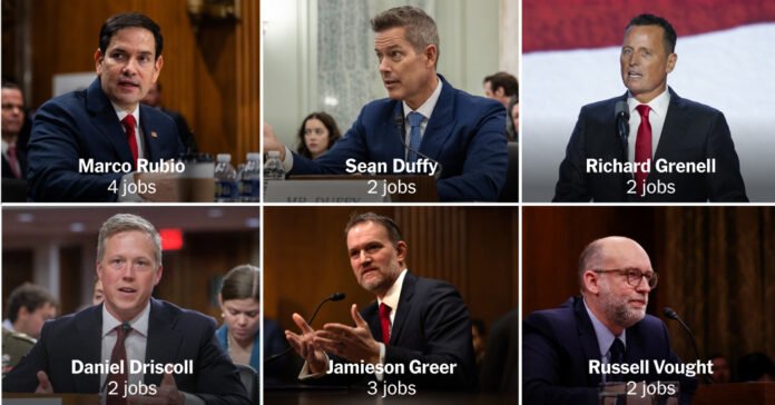 Several Trump Administration Officials Are Overseeing Multiple Federal Offices