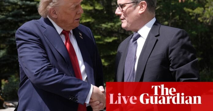 Trump says he ‘really likes Starmer, even though he’s a liberal’ – UK politics live | Politics