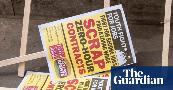 Zero-hours contracts: peers accused of ‘trying to block stronger UK workers’ rights’ | Zero-hours contracts