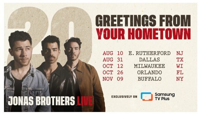 Jonas Brothers will livestream MetLife Stadium concert