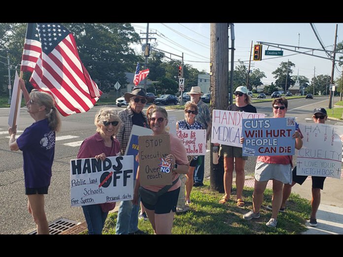 Latest Anti-Trump Rally In Ocean County Draws Crowd